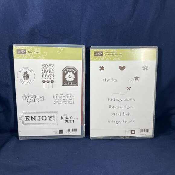 Stampin Up! Rubber Stamp Sets Lot Of 10 Sale-A-Bration Themes Crafting & Cardmak - Picture 6 of 13